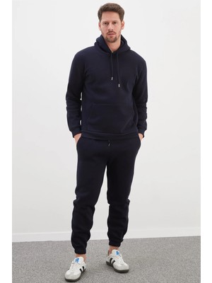 FullaModa 3 Iplik Beli Bağlamalı Jogger Eşofman Altı