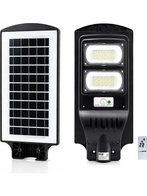 Varsoph 200W - 6500K Solar - Güneş Enerjili Sokak Lambası - Armatür Sensörlü Bahçe-Balkon-Sokak ARS-348965 (5468)