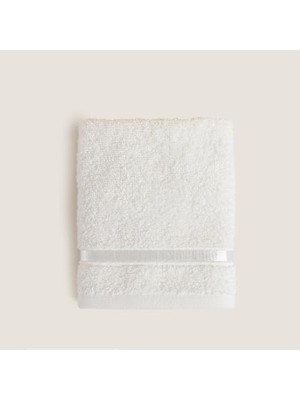 Mey İthalat %100 Pamuk El Havlusu 30X40 cm Beyaz