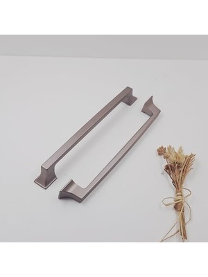 Mey İthalat 160 mm Dolap Çekmece Kulpu Kürdevan Modern Şık Metalik Bronz Mutfak Banyo