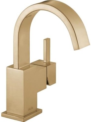 Mey İthalat Musluk 553LF -, Centerset Musluk Bataryası, Şampanya Bronz, Cz Vero Single, Banyo Musluk