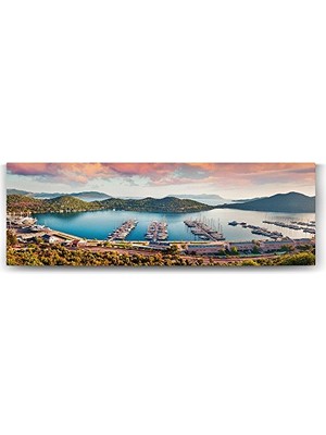 Mey İthalat Antalya Kaş Panorama Tablo - 150X50 cm