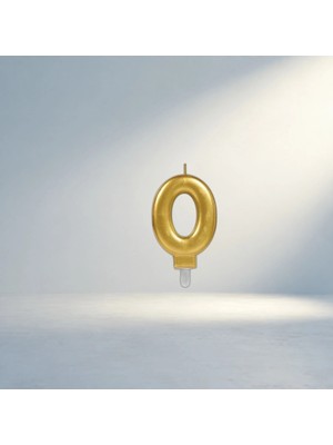 TCX Şık Gold Renk Rakam Mum Dekoratif Ev ve Parti Kullanımı Için
