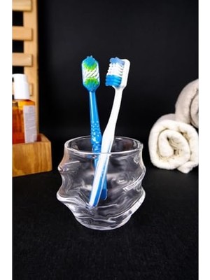 Mey İthalat Fırtına Cam Diş Fırçası ve Macunu Saklama Kabı, 9 Cm, WA.CYH.002 C1-1-288