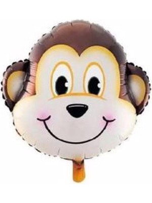 Mey İthalat Aslan Kafa Folyo Balon, Maymun