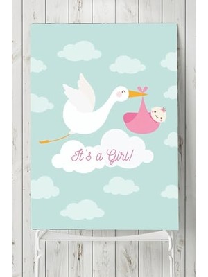 Mey İthalat (PSTER2996) Kız Bebek Çocuk Odası Poster (80X115 Cm)