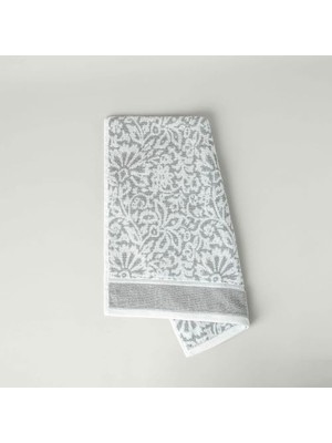 Mey İthalat Koyu Gri Pamuk Yüz Havlusu, 50X85 cm