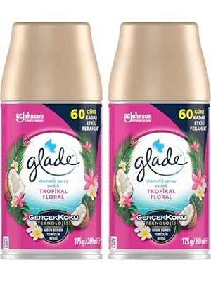 Mey İthalat Oda Kokusu Yedek Sprey Tropikal Floral 2 x 269 ML./175 G.