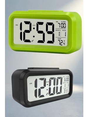 TCX Şık Dijital Masa Saati 4,3X15,1 cm Ev Ofis Kullanımı