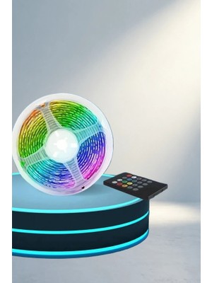 TCX Kumandalı Renkli Rgb Şerit LED 10 Metre Iç Mekan