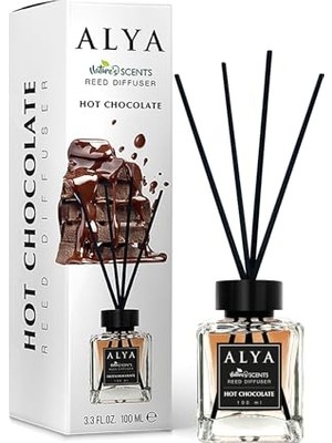 Mey İthalat Hot Chocolate Bambu Çubuklu Oda Kokusu, Sıcak Çikolata Kokusu
