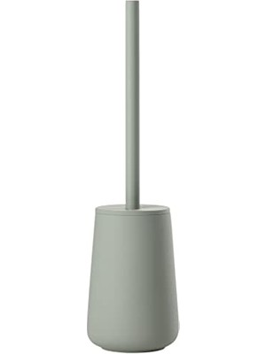 Mey İthalat Nova One Seramik Tuvalet Fırçası ve Tutucusu, Soft-Touch Kaplama, 10,3 cm Çap, 37 cm Yükseklik, Matcha Green