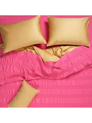 Mey İthalat Braga Fuşya King Size Pamuk Pike