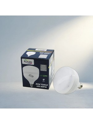 TCX Yüksek Verimli 50W LED Ampul E27 5500 Lümen Beyaz Işık