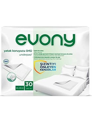 Mey İthalat Yatak Koruyucu Jumbo Örtü, 60 x 90 Cm, 30 Adet