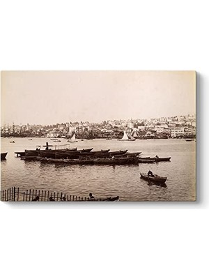 Mey İthalat Eski Istanbul Boğazı Tablosu 75 x 50