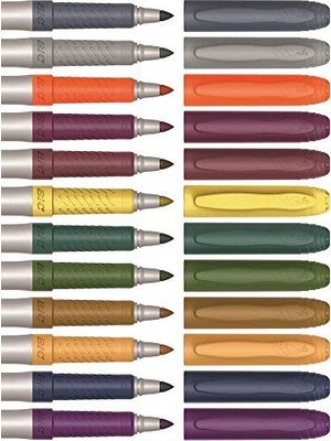 Mey İthalat 961443 Permanent Markör, Pastel, 6'lı Blister