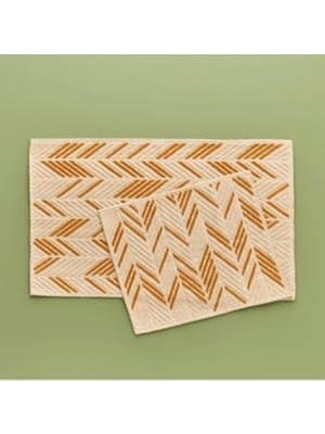 Mey İthalat Corner Paspas Takımı, Hardal, 60 x 100