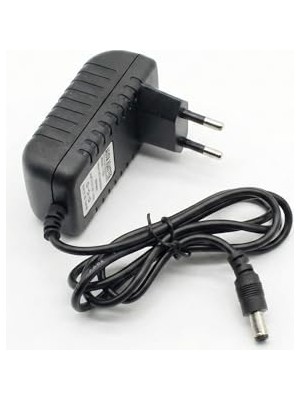 Mey İthalat Fişli Adaptör Şerit Led, 12V, 2 Amper, 25 W, Modem ve Kamera Uyumlu Güç Kaynağı Trafosu - Cata