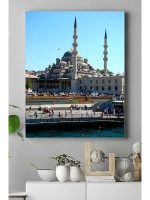 Mey İthalat PSTER18522 Yeni Camii Kanvas Tablo 21 x 30