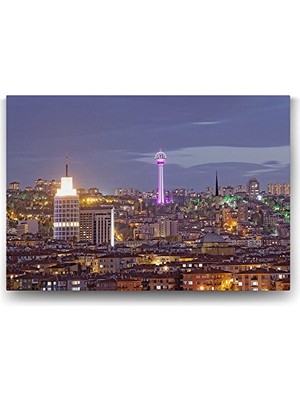 Mey İthalat Ankara Atakule Tablosu - 100X70 cm