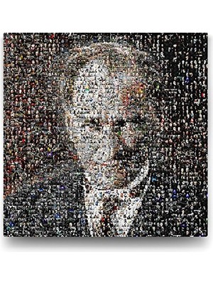 Mey İthalat Atatürk Mozaik Çalışması Tablo 80X80 cm