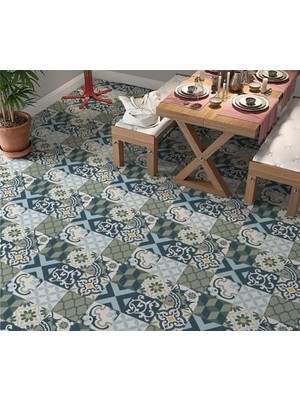 Mey İthalat 65X130 cm Vintage Floor Yer Kaplama Folyosu