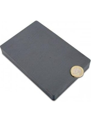 Mey İthalat 150 mm x 100 mm x 20 mm Büyük Güçlü Ferrit Kömür Seramik Mıknatıs
