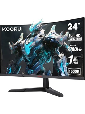 Mey İthalat 24E6CA 23.6" Hızlı Oyun Monitörü 180Hz Yenileme Hızı 1500R Kavisli Ekran ve Ergonomik Tasarım