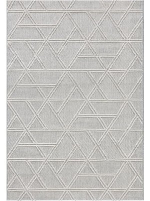 Mey İthalat Halı, Alba Gri Krem 19241A 100 x 150
