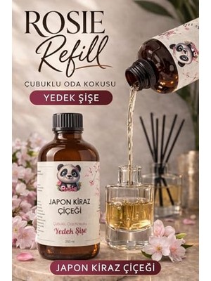 Mey İthalat Japon Kirazı Sakura Kokulu Çubuklu Oda Kokusu Için 250 ml Yedek Şişe