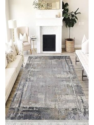 Mey İthalat DK-5062C-CTN-100X200 Şönil Dokulu Yolluk; Cotton Desenli, Dijital Baskılı, Yıkanabilir, Antibakteriyel ve Kaymaz