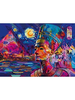 Mey İthalat 1000 Parça Puzzle Nefertiti