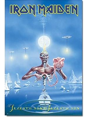 Mey İthalat Heavy Metal Poster - Iron Maiden Poster Seventh Son Of A Seventh Son - Dekorasyon Oturma Odası Veya Yatak Odası Dekorasyonu - Oturma Odası Dekorasyonu - Boyut: 61 x 91 - Resmi Lisans | Poster Dekor...