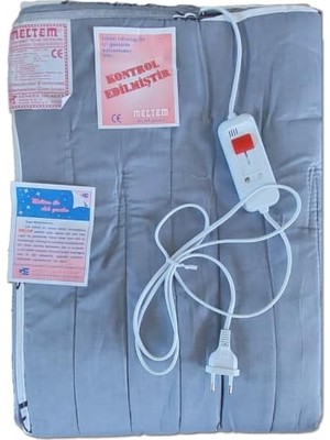 Mey İthalat Çift Kişilik Elektrikli Battaniye Yatak Isıtıcı, 120X150 cm
