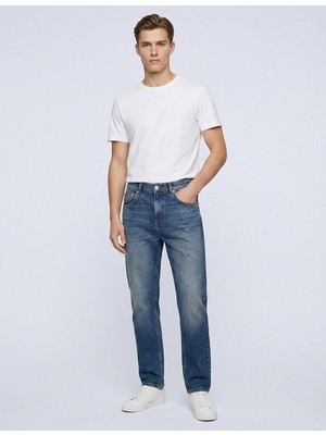 LTB Marıano Mıd Düz Paça Orta Bel Mid Indigo Jean Pantolon