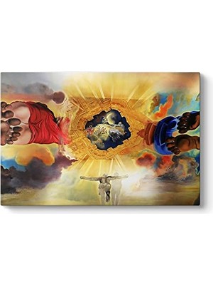 Mey İthalat Salvador Dali Müzesi Tavanı Tablosu 140 x 100