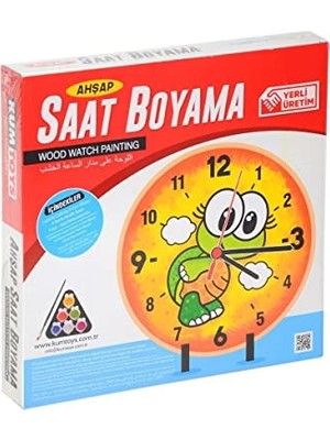 Mey İthalat Ahşap Saat Boyama, (5302)