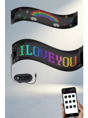TKÇ Modern LED Matrix Panel 16X96 Piksel USB Kontrollü