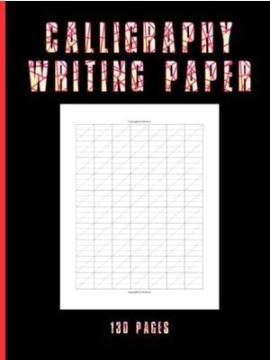 Mey İthalat Kaligrafi Yazı Kâğıdı, Yazı Alıştırma Kâğıdı, 130 Pages, 8.5"X11"