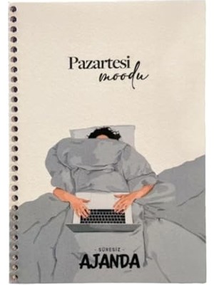 Mey İthalat Monday Mood Süresiz Ajanda