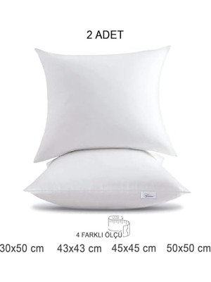 Mey İthalat Yastık; Premium Kare Kırlent Iç 1.kalite Elyaf Dolgulu Oyuncu Koltuk Yastığı (2,45X45)