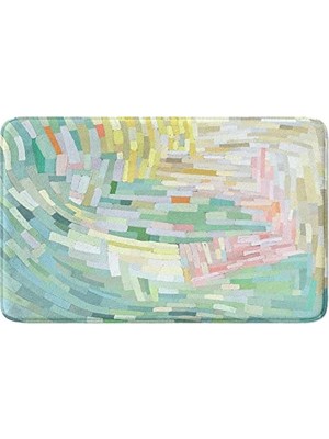 Mey İthalat 40X60 cm Banyo Paspası, Kaymaz Tabanlı, Makinede Yıkanabilir Çok Amaçlı Halı, 314_BPSM