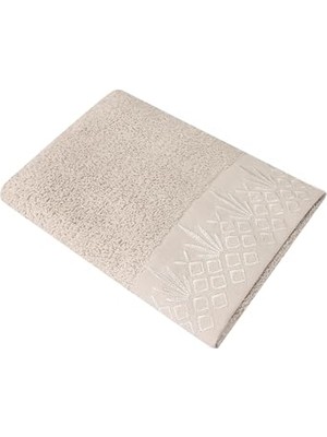 Mey İthalat Havlu, Sty Barra Gri Nakışlı 50X90