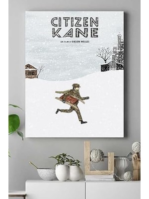 Mey İthalat PSTER15622 Citizen Kane Film Afişi Kanvas Tablo 4 30 x 40