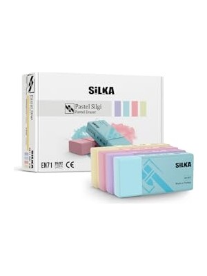 Mey İthalat 1 Adet Pastel Random Renk Silgi ART.45,6140.00036