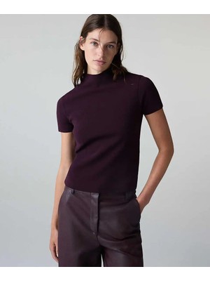 İpekyol Dik yaka basic triko IW6260050209008