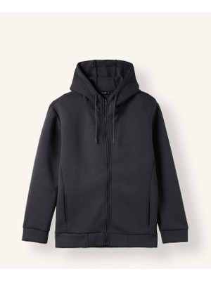 DeFacto Pamuklu Regular Fit Kapüşonlu Fermuarlı Sweatshirt G9103AX26AU