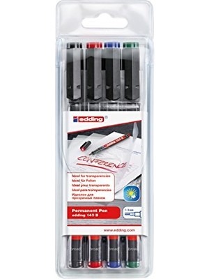 Mey İthalat 4 143 4 Ohp-Marker 143 B, Kalıcı, 1 3 Mm, Çeşitli