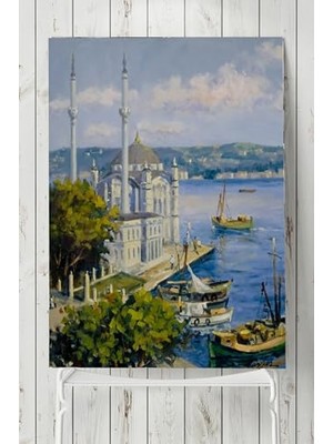 Mey İthalat (PSTER7559) Ortaköy Camii Posteri 3 (60X90 Cm)